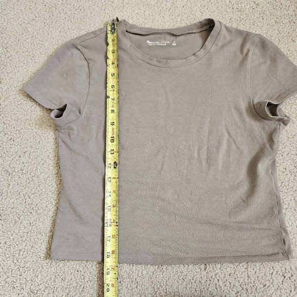 Abercrombie And Fitch Soft A+F Essentials Baby Tee S - Picture 8 of 10